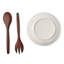 10" Serve Bowl with Wood Servers