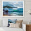 «Morning Sunlight On The Sea Waves», art mural nautique et côtier sur toile-2112092098-2112092099