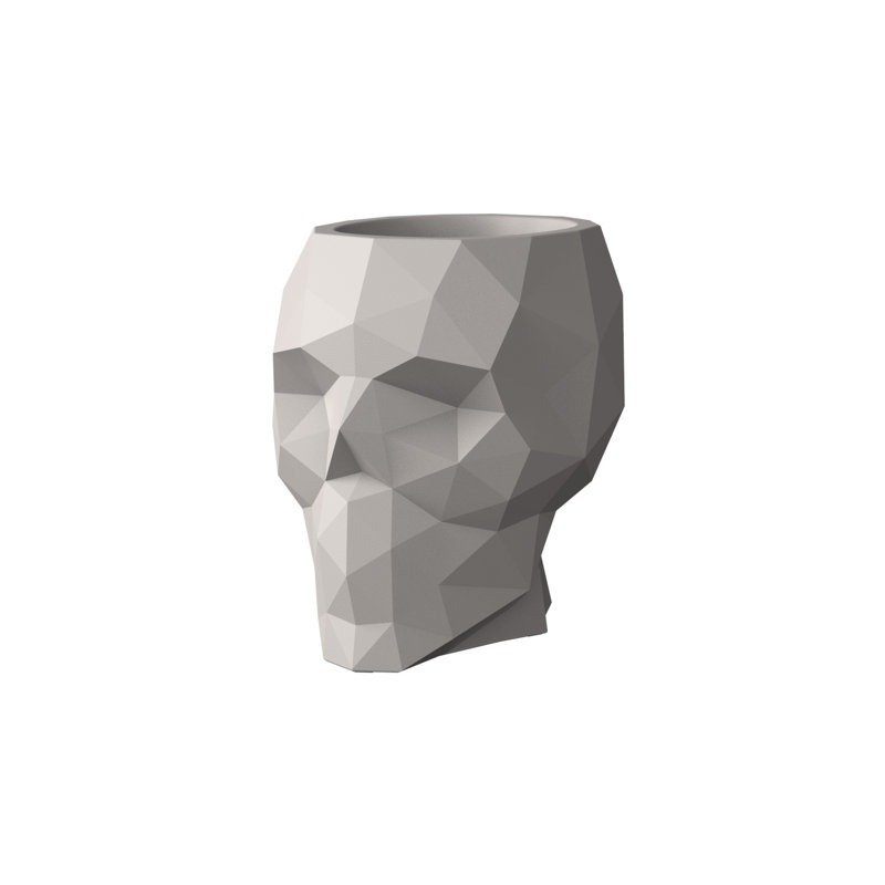 Skull - Nano Planter, Brown, 39.25" H x 32.25" W x 42.25" D
