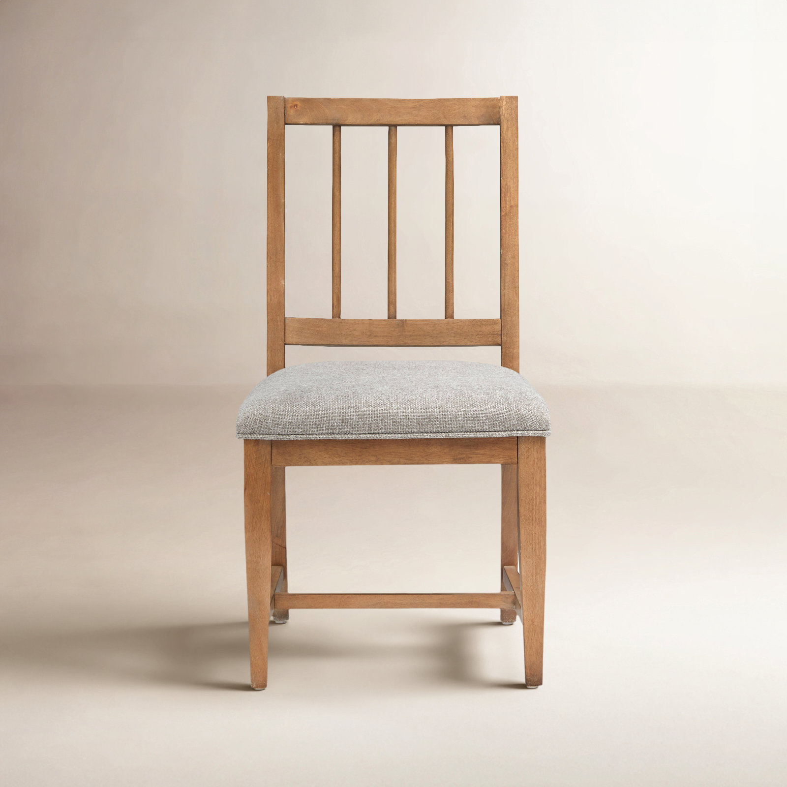 Melita Oak Dining Chair, Gray