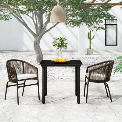 Janaina Rectangular 2 - Person Dining Set