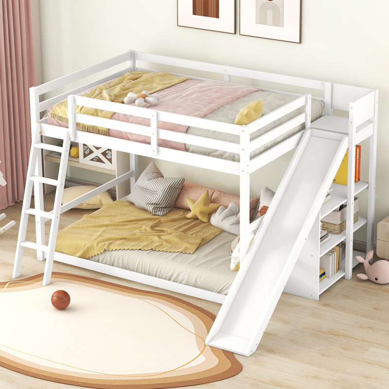 Ikeoluwa Kids Full Over Full Bunk Bed, White