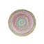 Round 120 cm x 120 cm Vintage Look Jute / Sisal Area Rug
