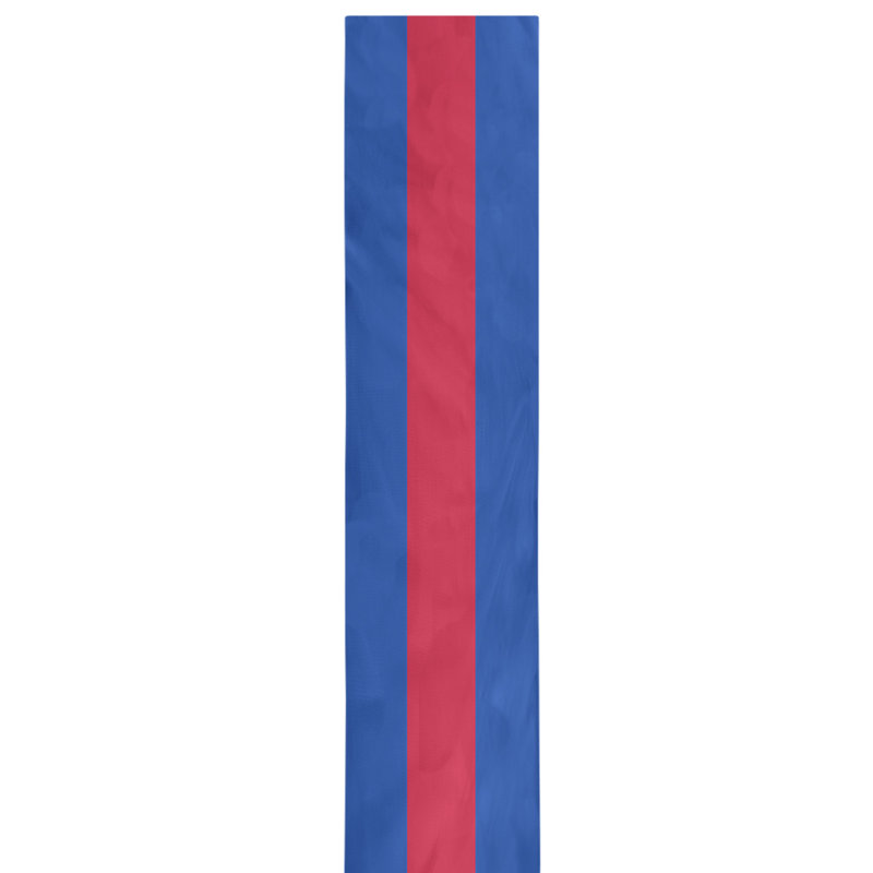 Chemin de table Boston, 72 po x 16 po, New York,Blue/Red/Blue, Polyester