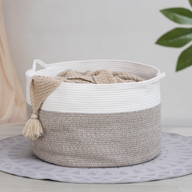 Panier décoratif en tissu, Café