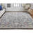 Rylan Transitional Oriental, Gray/Ivory/Red Area Rug-1685522985