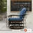 Terriana 2-Person Outdoor Seating Group with Cushions,Metal Swivel Glider Chair-678519726