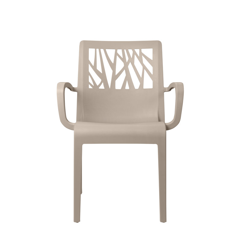 Vegetal Stacking Garden Chair, Grey
