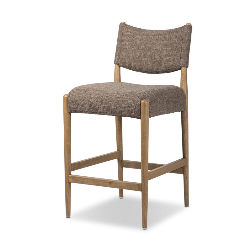 Tabouret Tara, Vison saxon, Chêne naturel