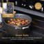 Tower T900204 Cerastone Pro 24cm Forged Aluminium Casserole Dish with Tempered Glass Lid, Non-Stick Coating, Graphite