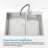 Double Bowl Stainless Steel Kitchen Sink 33"X19" - Overmount, With Hygienic Properties Bowl, Offers Superior Durability