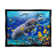 Dovecove Manatees & Fish Swimming Framed Floater Canvas Wall Art By Interlitho
