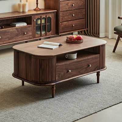 Black walnut end table