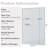 44 - 48" W X 72" H Semi-Frameless Double Sliding Shower Door With 1/4" (6Mm) Tempered Glass-119849799