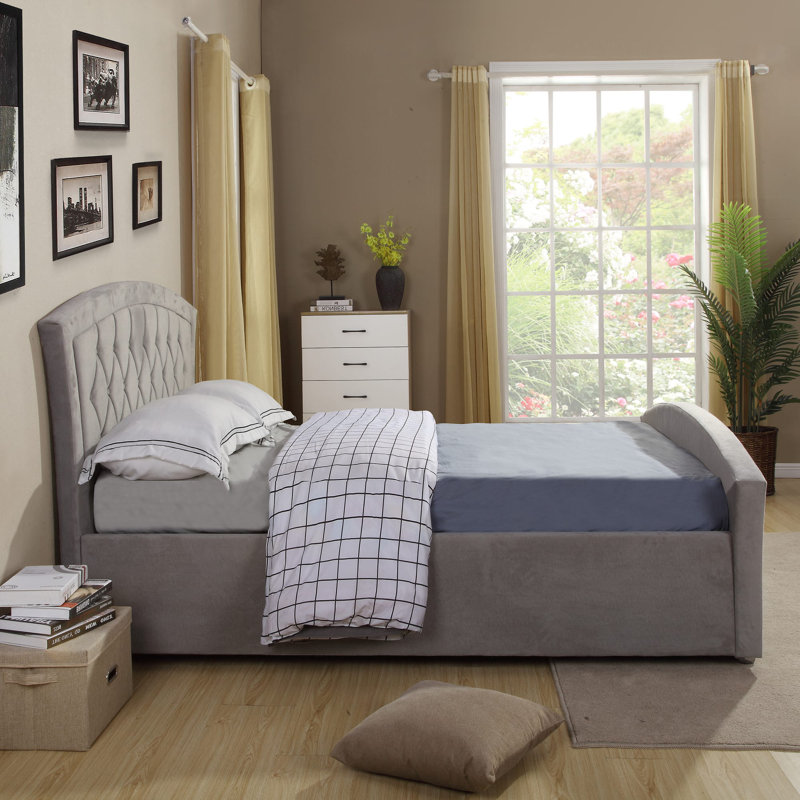 Kolmont Upholstered Lift Up Storage Bed, European Kingsize (160 x 200 cm)