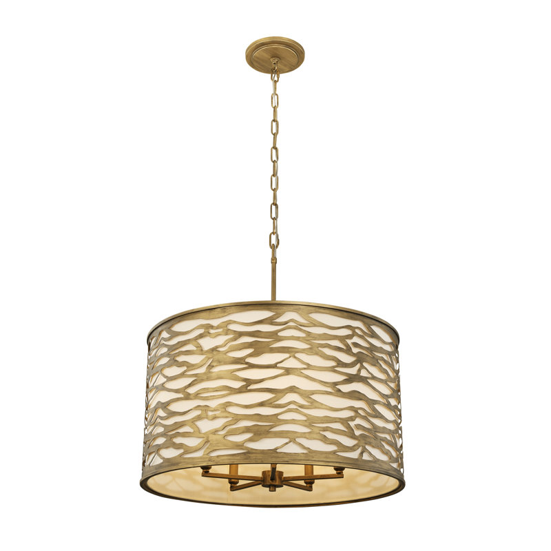 Kato Pendant - 24"W - Havana Gold, Gold