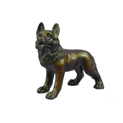 Statue de chien berger allemand fait à la main