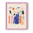 Pink Single Picture Framed