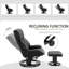 Fauteuil inclinable avec repose-pieds