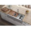 Roma Ledge 45" L x 19" W Undermount Kitchen Sink with Basket Strainer-457620781-436424302