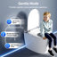Elongated Ada Smart Bidet Toilet 1.28 Gpf In White With Auto Flush, Bubble Wash, Foam Shield, Uv Light, Pump Assisted-131076635