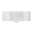 Merkle 100% Cotton Tufted Bath Rug with Non-Slip Backing, Machine Washable, Ultra Soft & Absorbent Solid Bath Mat for Shower, Bathtub, Sink & Vanity Areas, 20" x 60" Runner, White-2020793913-2020793909