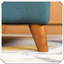 Tufted Button Storage Ottoman Bench Hinged Lid Solid Wood Leg Functional Stylish Versatile Practical Compact Comfortable
