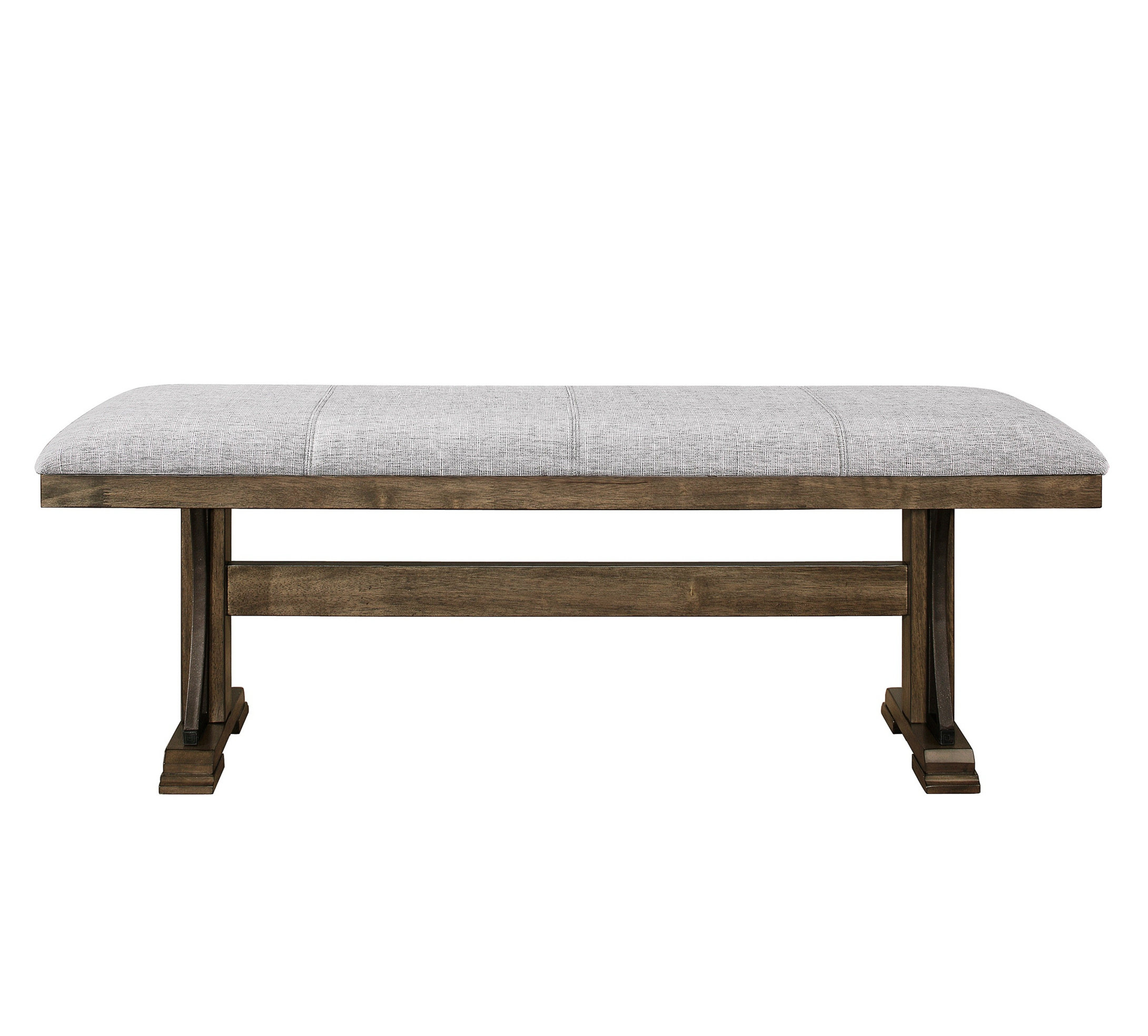 Transitional Bench Rosalind Wheeler Transitional Counter Height Bench, Upholstered Seat ...
