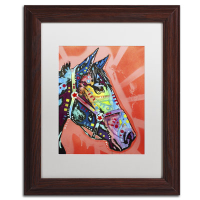 « wc cheval 3 », impression sur toile encadrée