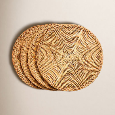 Zadia Jute/Rattan Charger Plate