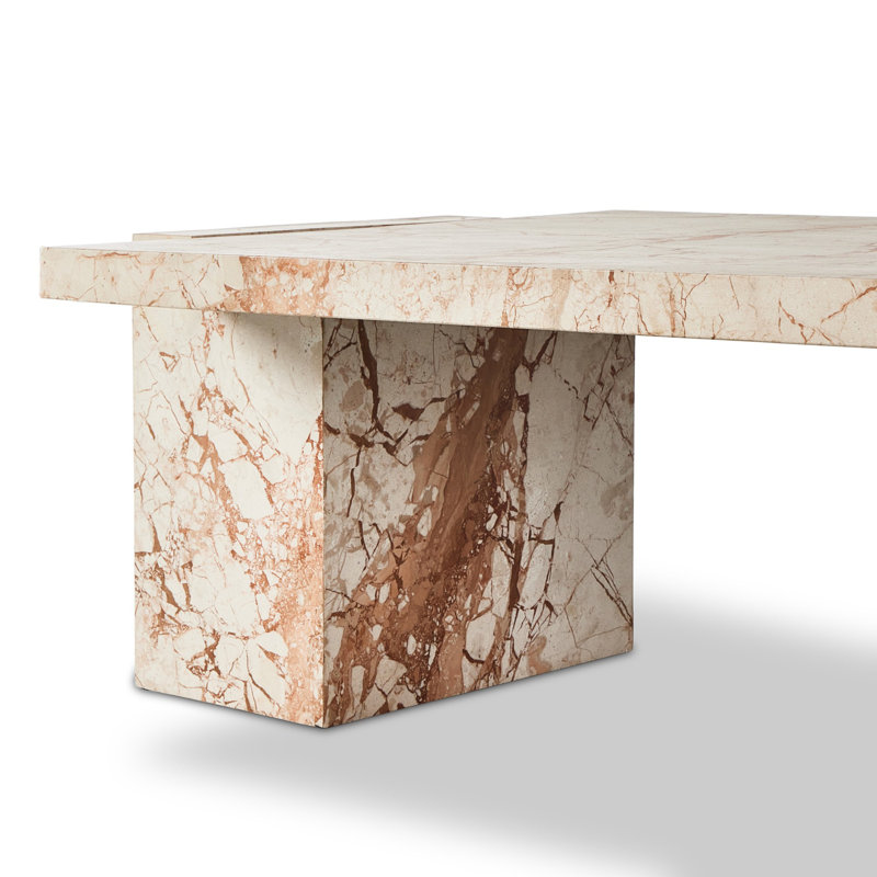 Romano Coffee Table, Desert Taupe Marble