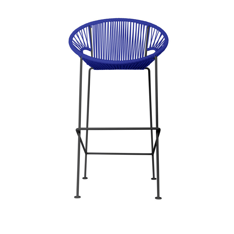 Tabouret 31 ", Noir, Bleu foncé