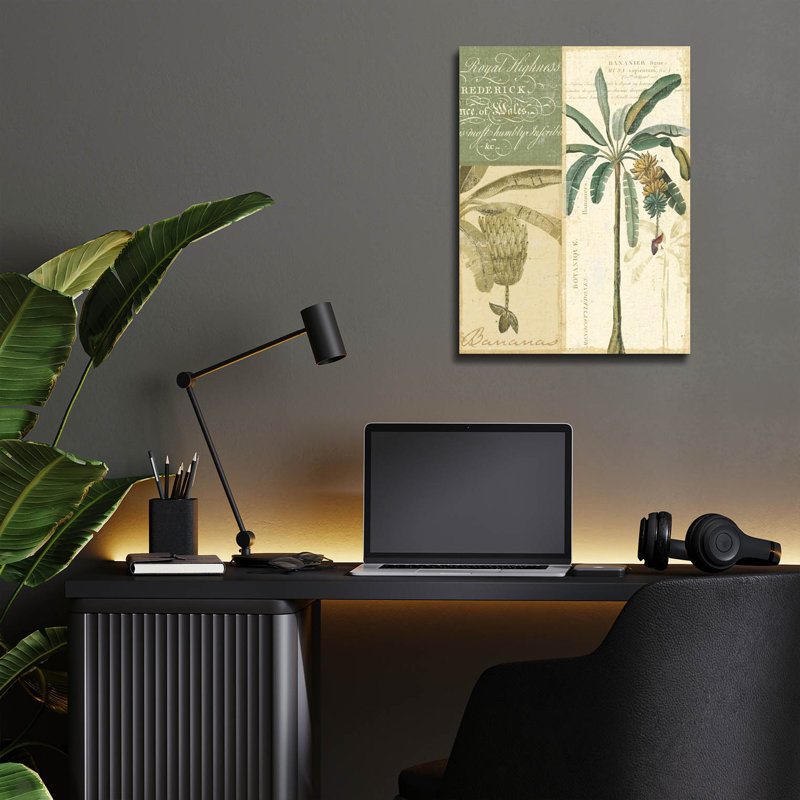 «Palm Study I» par NBL Studio, H 16 po x l 12 po x P 0,13 po