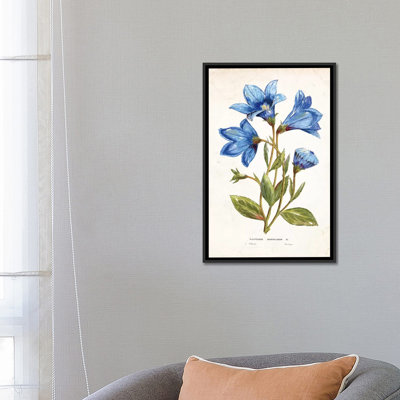 « blue impression », impression sur toile