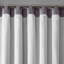 Faux Silk Embroidered Window Valance Grey 50x18"-118743556