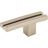 Inset Rail 2 5/8" Length Geometric Knob