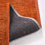 Tapis en polyester orange antidérapant Javin facile à nettoyer-593992258