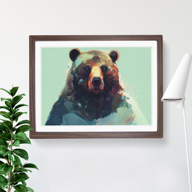 Bear Vol.5 - Framed Print, 46cm H x 64cm W x 2cm D