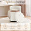 Iron and Plywood Accent Stool-1084013346
