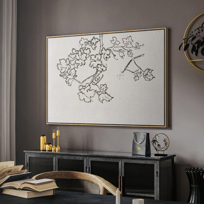 "Croquis rétro - X III" sur toile