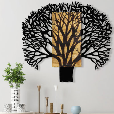Décoration murale en bois