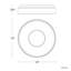 Crackle LED Flush Mount-873741111