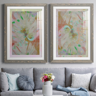 Retro Palms I - ensemble de 2 reproductions
