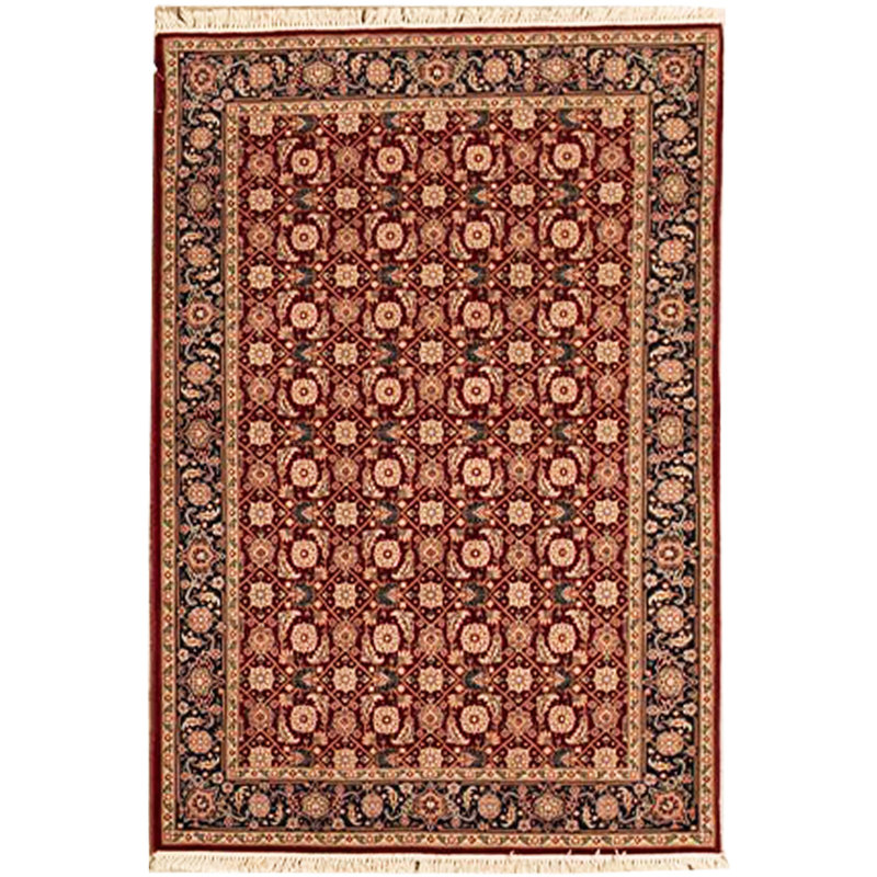 Jahan Wool Oriental Area Rug in Red