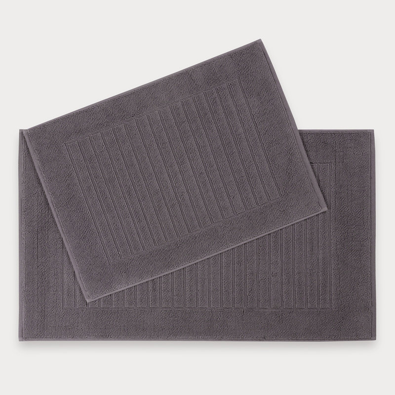 Tapis de bain 2 pièces, Anthracite