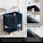 Allensville 30" Freestanding Single Solid Wood Frame Bathroom Vanity with Composite Solid Surface Top