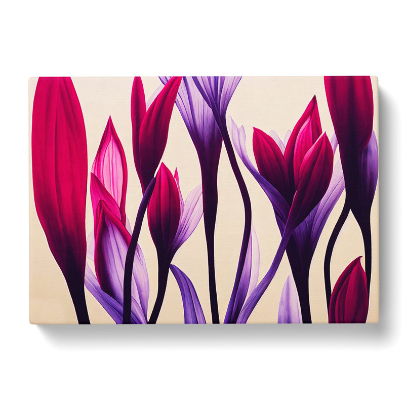 XXX-H1022-WF-8488X Sublime Flowers - Wrapped Canvas Print