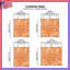 Édredon orange à motif cachemire-123334867