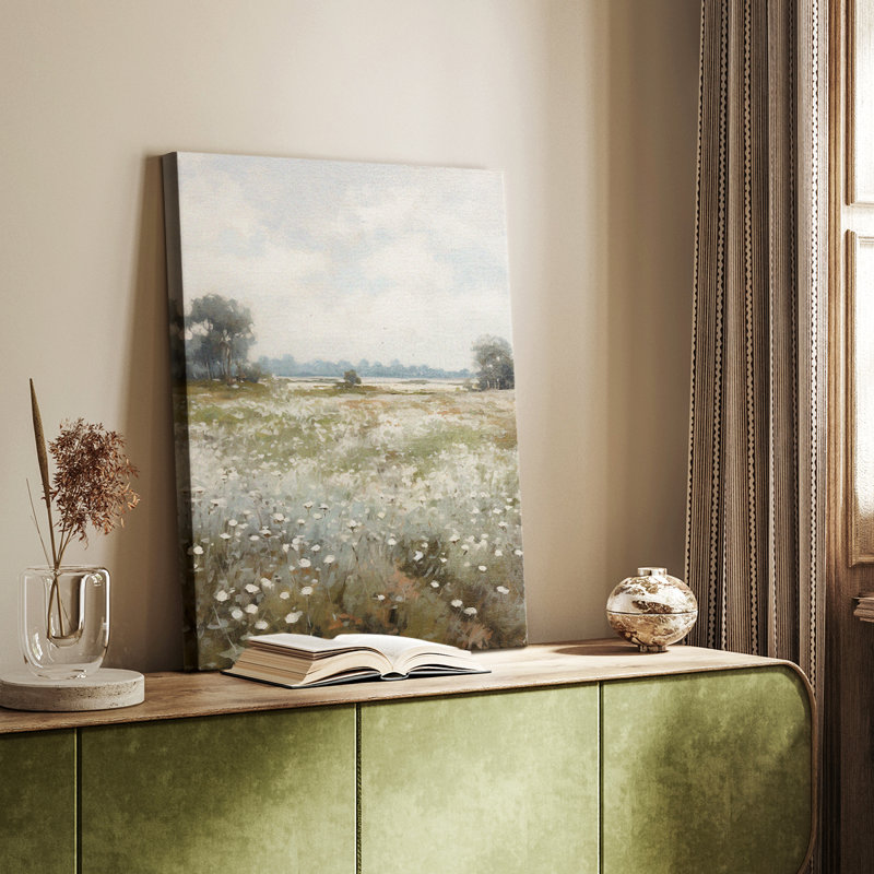 Paysage rétro XXXI - galerie Cavas, H 27 po x l 18 po