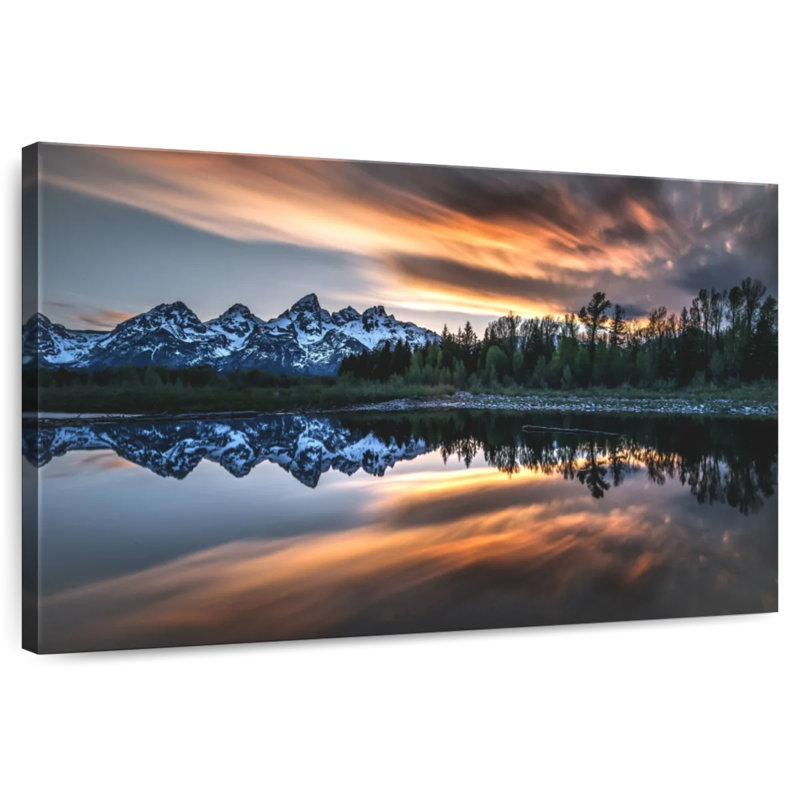 Alvord Grand Teton Sunset Glow, H 32 po x l 48 po